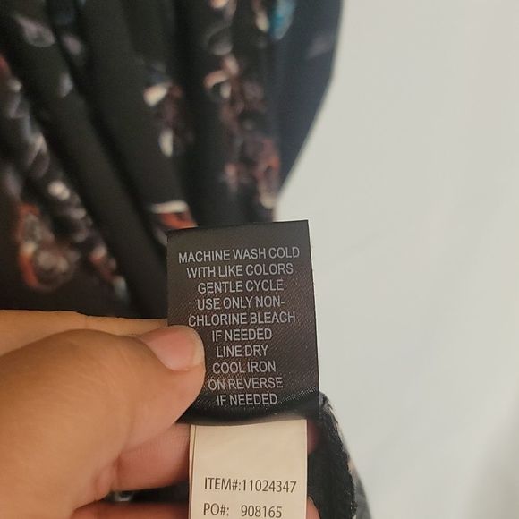 TORRID Babydoll Dress-Black sz. 00 - Picture 8 of 8